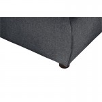 4 seater convertible corner sofa CATHIA Dark Grey fabric