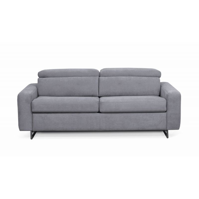 Sofa bed 3 places fabric MINA (Light grey) - image 55853
