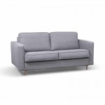 Sofa bed 3 places fabric BOLI (Light grey)