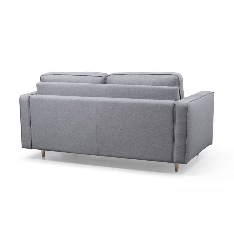 Sofa bed 3 places fabric BOLI (Light grey) - image 56096