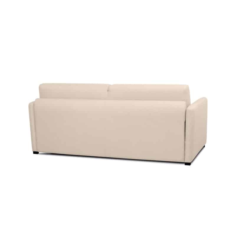 Sofa bed 3 places fabric CANDY Mattress 140cm (Beige) - image 56127