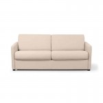 Sofa bed system express sleeping 3 places fabric CANDY (Beige)