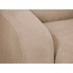 Sistema de sofá cama express para dormir 3 plazas tela CANDY (Gris claro)