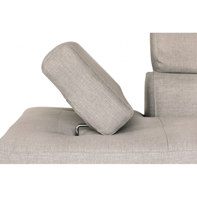 Convertible corner sofa 5 places fabric Right Angle RIO (Beige) - image 56334