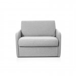 Quick sleeping chair 70x190 in DANOU fabric (Light grey)