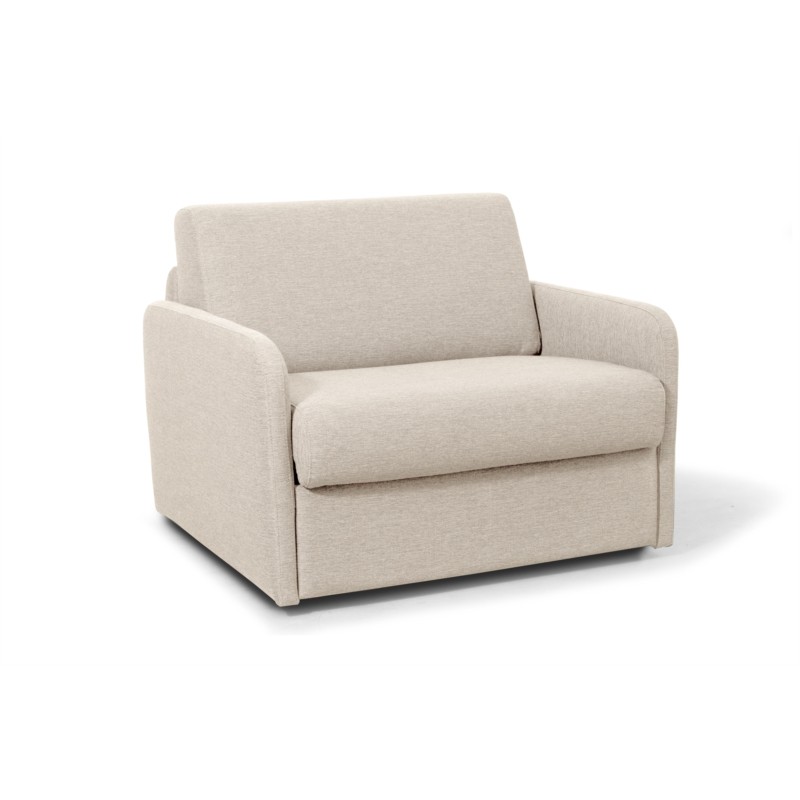 Quick sleeping chair 70x190 in DANOU fabric (Beige) - image 57018
