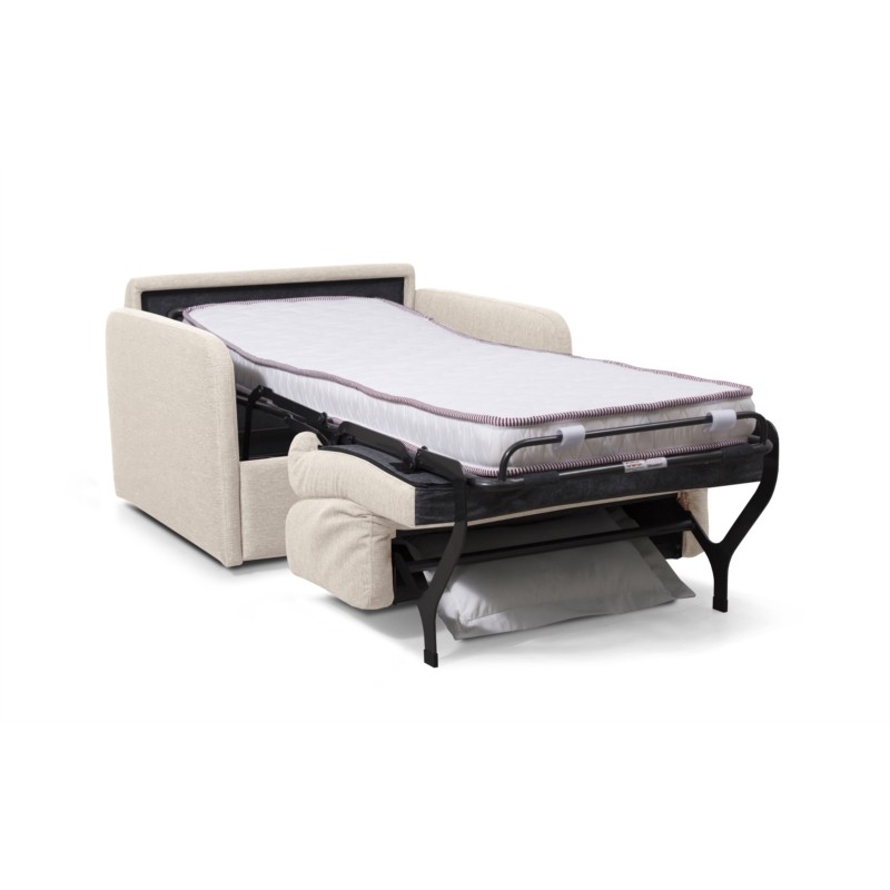 Quick sleeping chair 70x190 in DANOU fabric (Beige) - image 57019