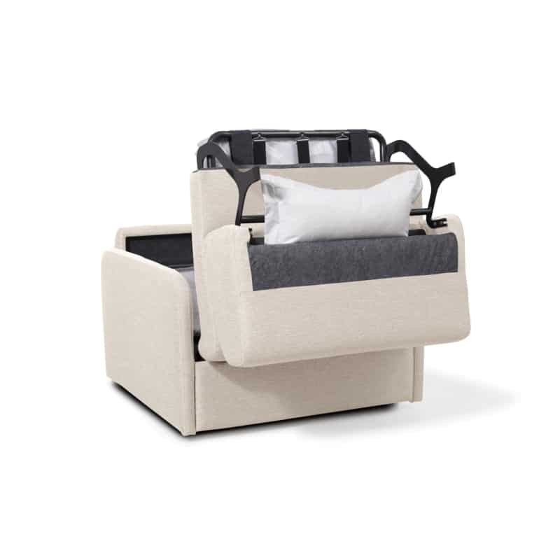 Quick sleeping chair 70x190 in DANOU fabric (Beige) - image 57021