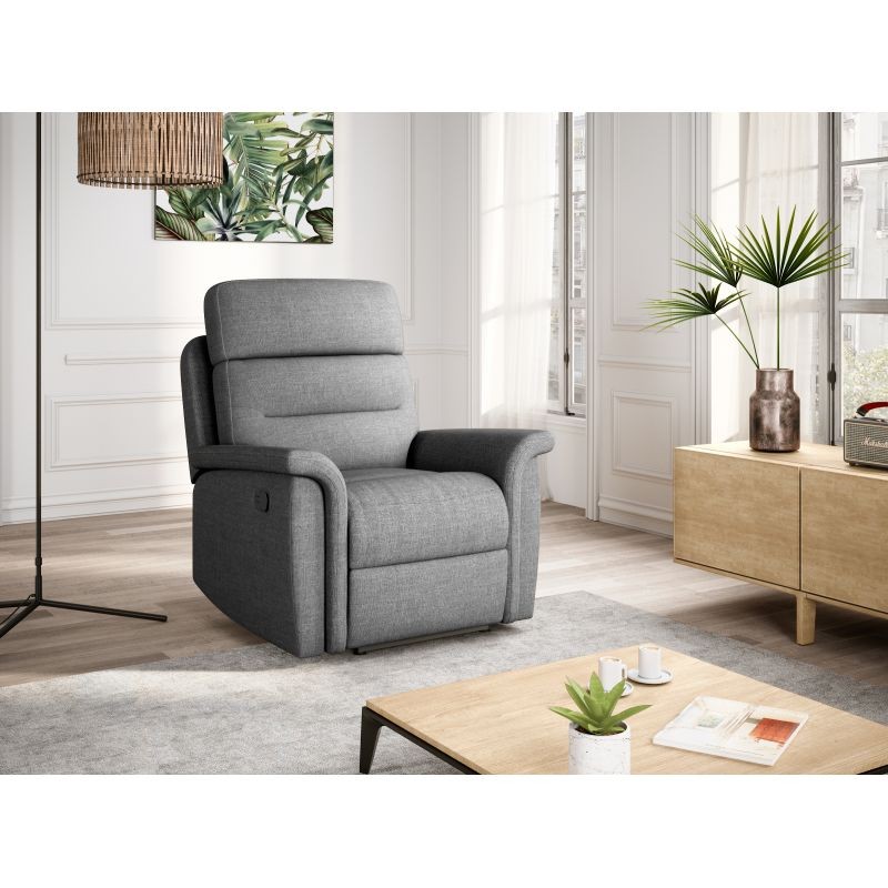 Manual relaxation chair in RELAXED fabric (Light grey) - image 57164