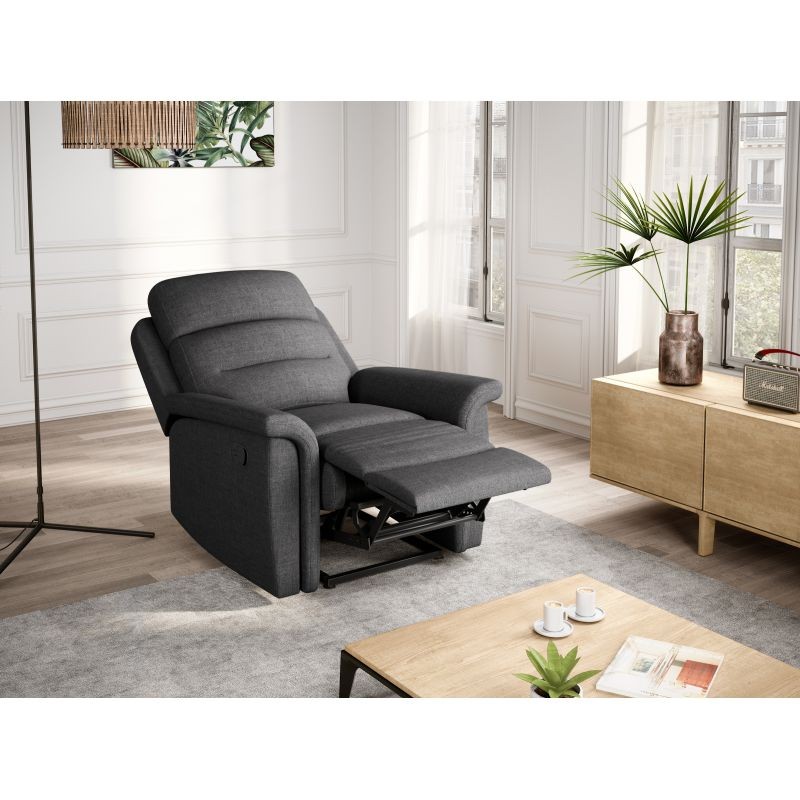 Manual relaxation chair in RELAXED fabric (Dark grey) - image 57173