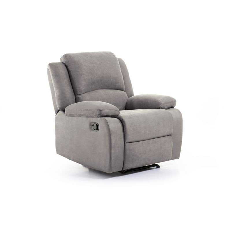 Manual relaxation chair in microfiber ATLAS (Grey) - image 57203