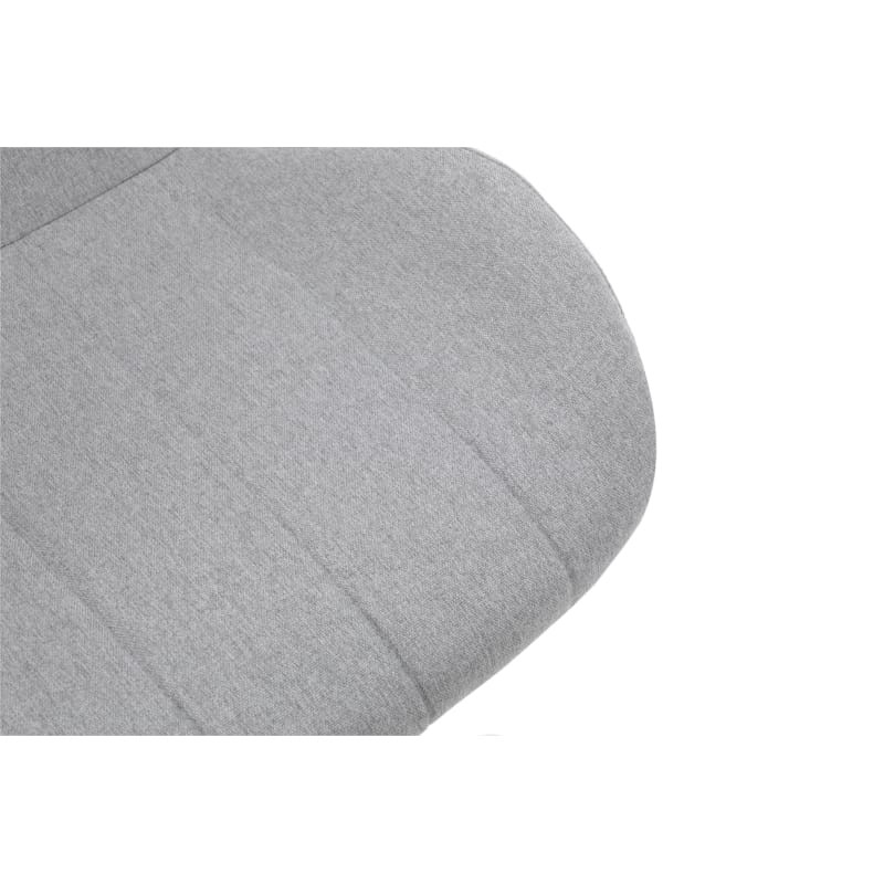 Chaise de bureau en tissu avec pieds blancs BEVERLY (Blanc) - image 57286