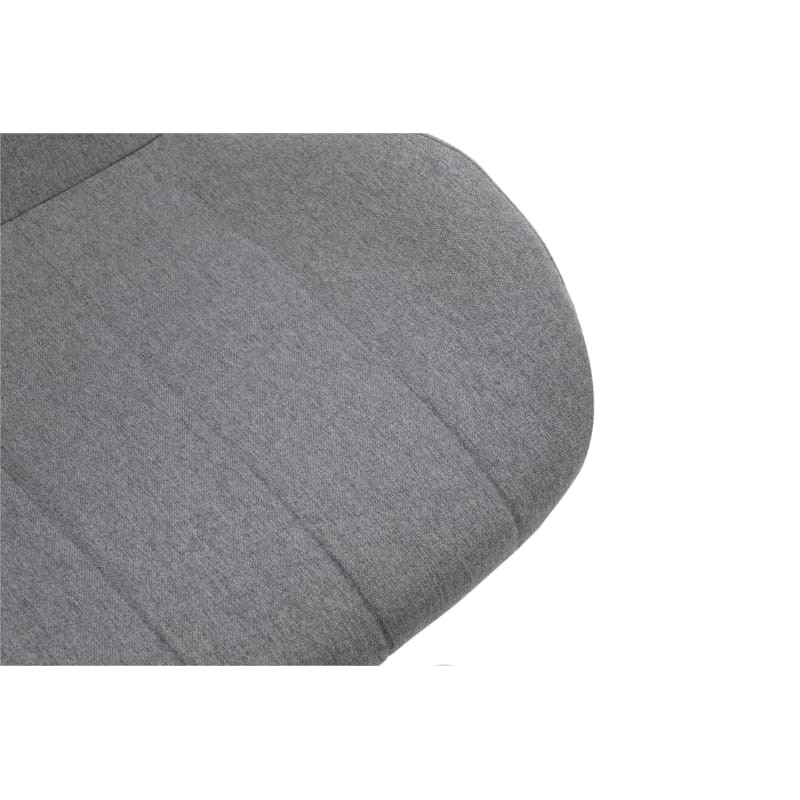 Sedia da ufficio in tessuto con gambe nere BEVERLY (grigio chiaro) - image 57294