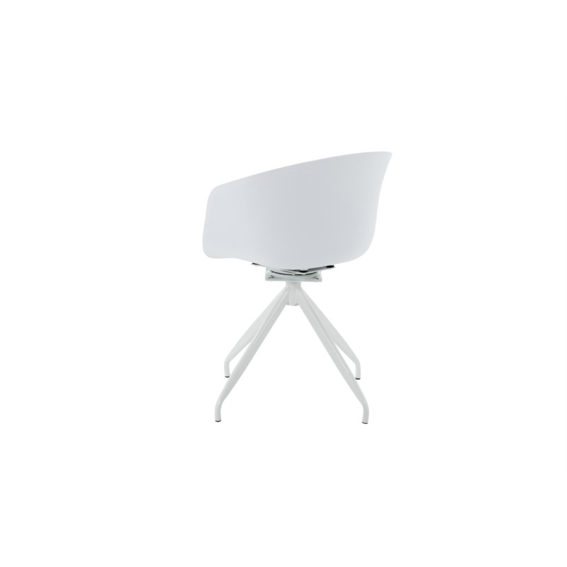 Polypropylene office chair AUDE (White) - image 57315