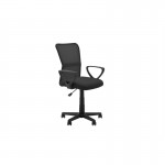 Bürostuhl aus Kunststoff aus Kunststoff (Schwarz)