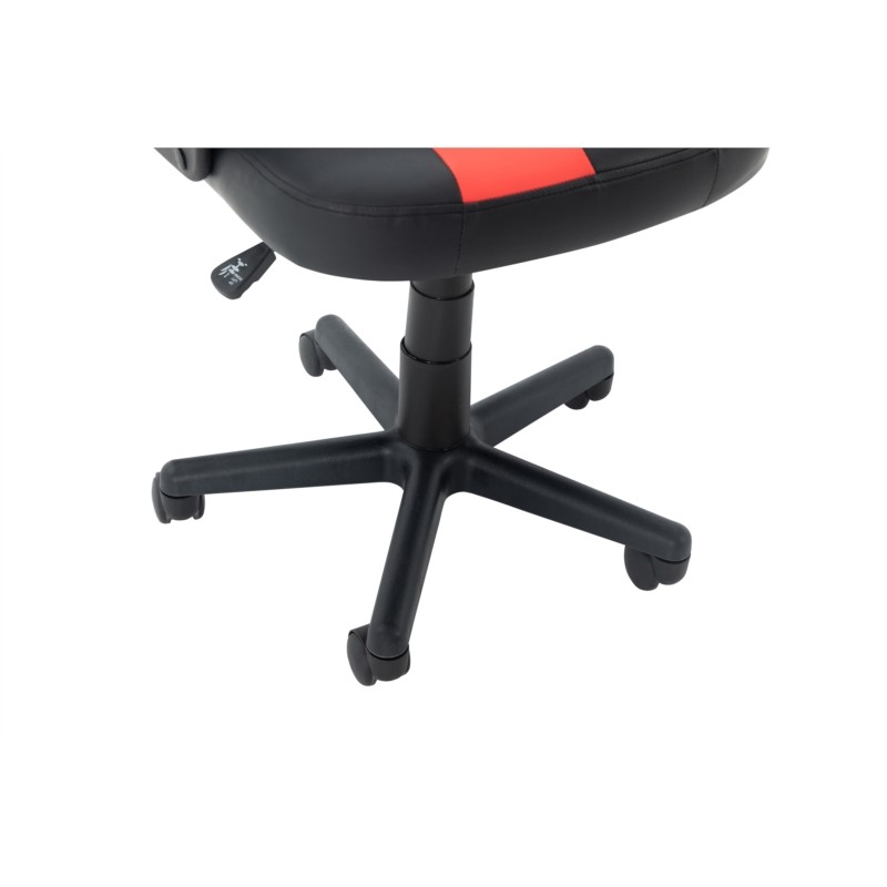 Sedia da ufficio imitazione GAMY (rosso, nero) - image 57334