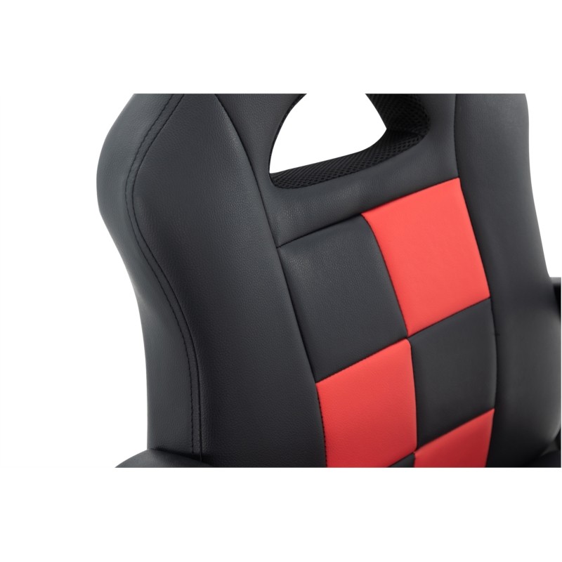GAMY imitation office chair (Red, black) - image 57335