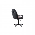 GAMY imitation office chair (Red, black)