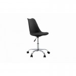 Office chair in polypropylene and imitation TONO (Black)