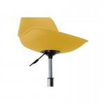 Office chair in polypropylene and imitation TONO (Yellow)