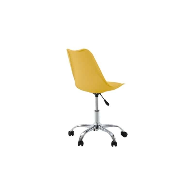 Office chair in polypropylene and imitation TONO (Yellow) - image 57382