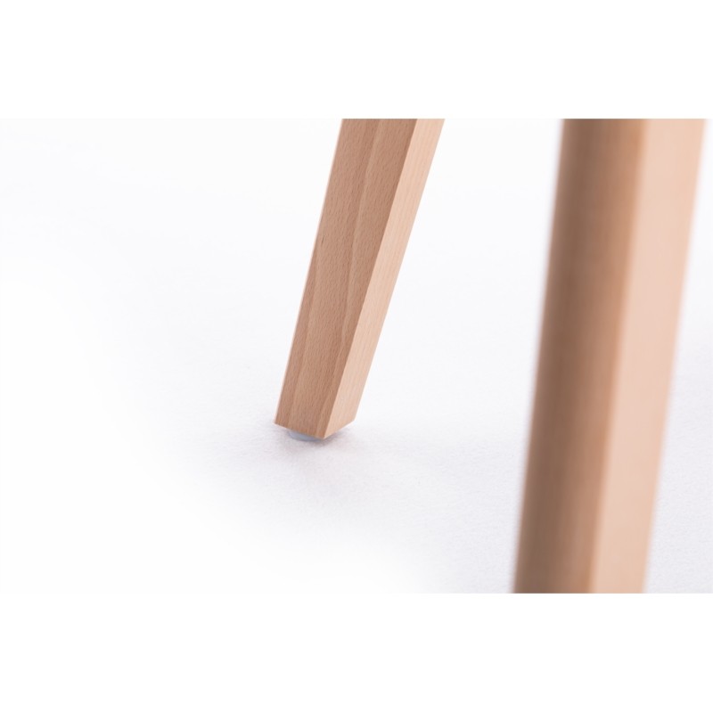 Set aus 2 skandinavischen Stühlen helle Holzbeine SNOOP (Transparent) - image 57682