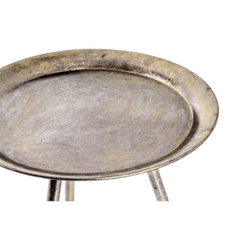 Table d'appoint en métal teinté bronze 44 cm BRONZ (Bronze) - image 57890