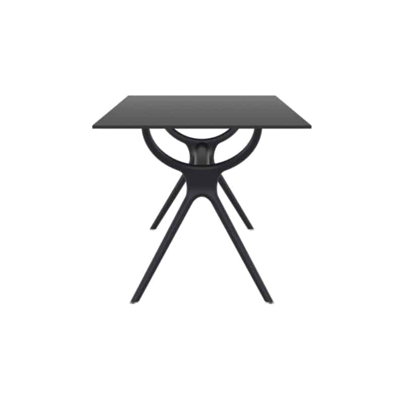 Table 140 cm Intérieur Extérieur MALTA (Noir) - image 57971