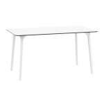 Table 140 cm Intérieur Extérieur MAYLI (Blanc)