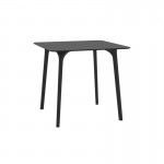 Quadratischer Tisch 80 cm Indoor-Outdoor MAYLI (Schwarz)
