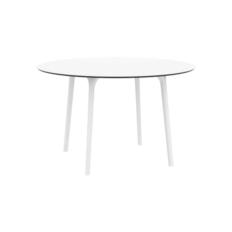Table ronde 120 cm Intérieur-Extérieur MAYLI (Blanc)
