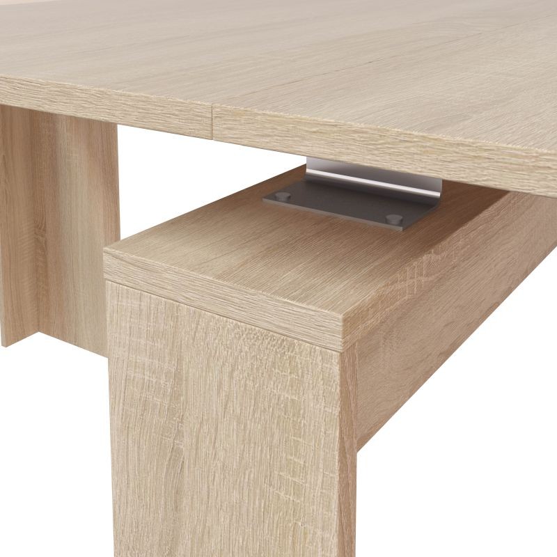 Extendable dining table L140, 190 cm VESON (Light oak) - image 58028