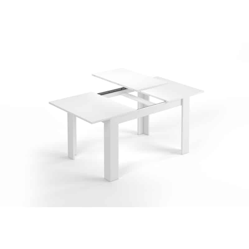 Table à manger extensible L140, 190 cm VESON (Blanc brillant) - image 58032