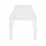 Tavolo da pranzo allungabile L51, 237 cm VESON (Bianco lucido)