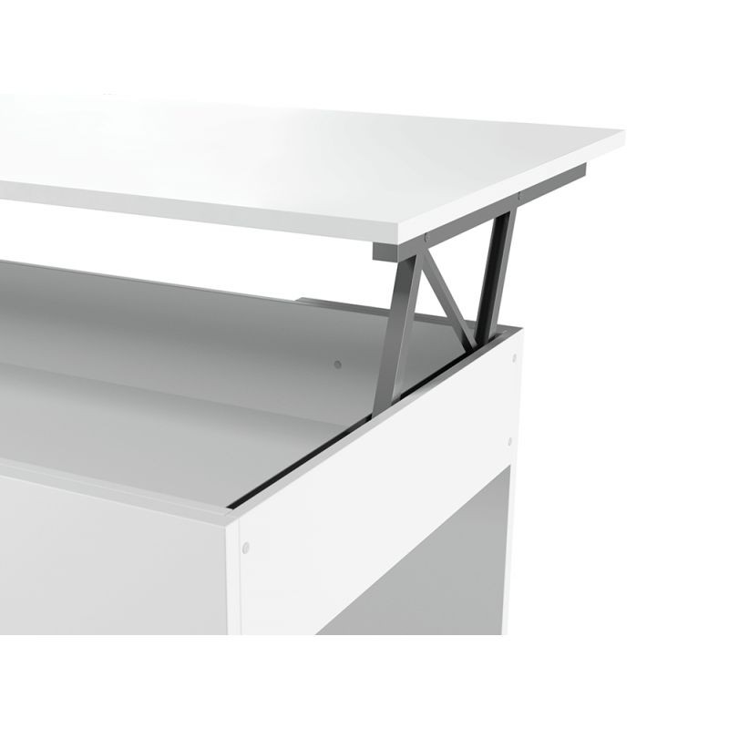 Tavolino con piano ascensore arkham (Bianco) - image 58118