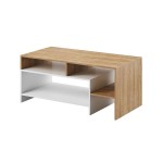 Coffee table 120 cm ALBA (White, wood)