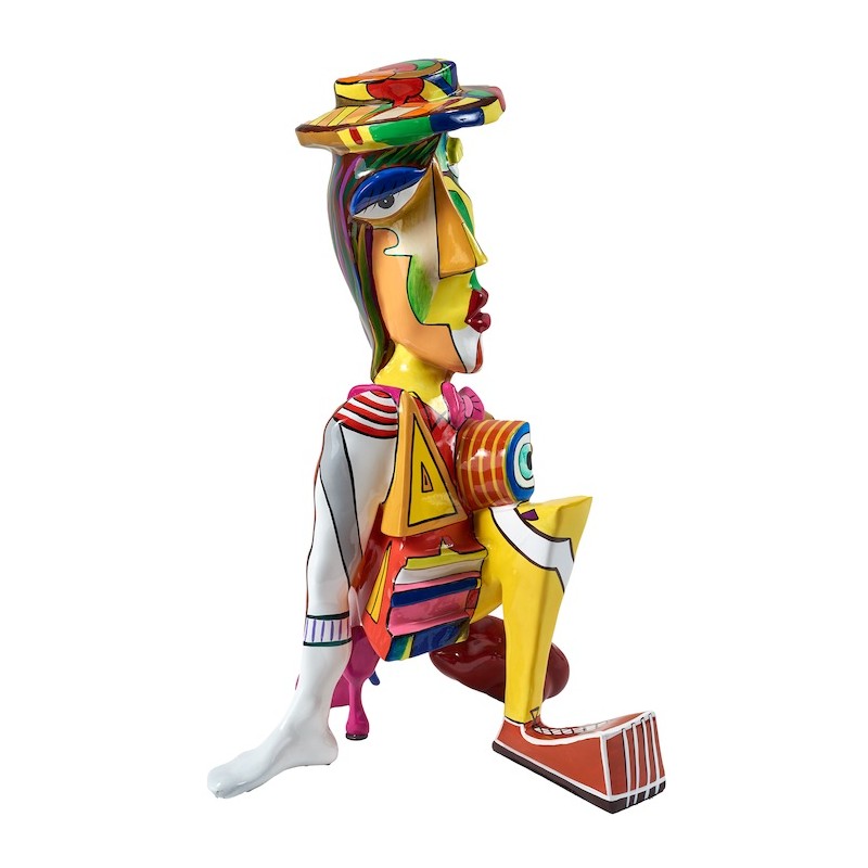 Estatua decorativa diseño de resina PHILEON (H60 cm) (Multicolor) - image 58985