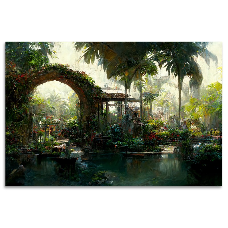Mesa de impresión metálica soporte Royal Gardens (Multicolor) - image 59105