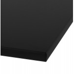 Square table top in compressed resin PHIL (68x68 cm) (black)