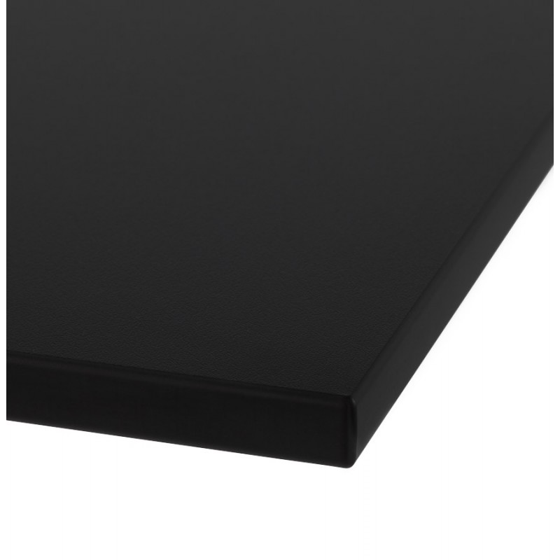 Square table top in compressed resin PHIL (68x68 cm) (black) - image 59243