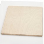 Quadratische Tischplatte aus komprimiertem Harz PHIL (68x68 cm) (weiß)