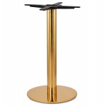 Pata de mesa sin tapa de metal cepillado MADDOX (45x45x73 cm) (oro)