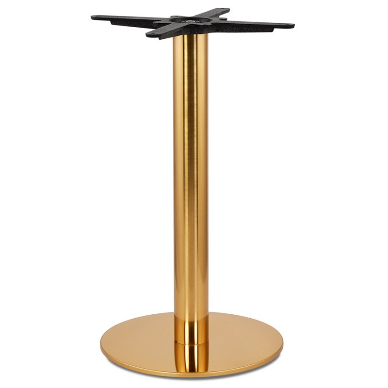 Table leg without brushed metal top MADDOX (45x45x73 cm) (gold) - image 59264