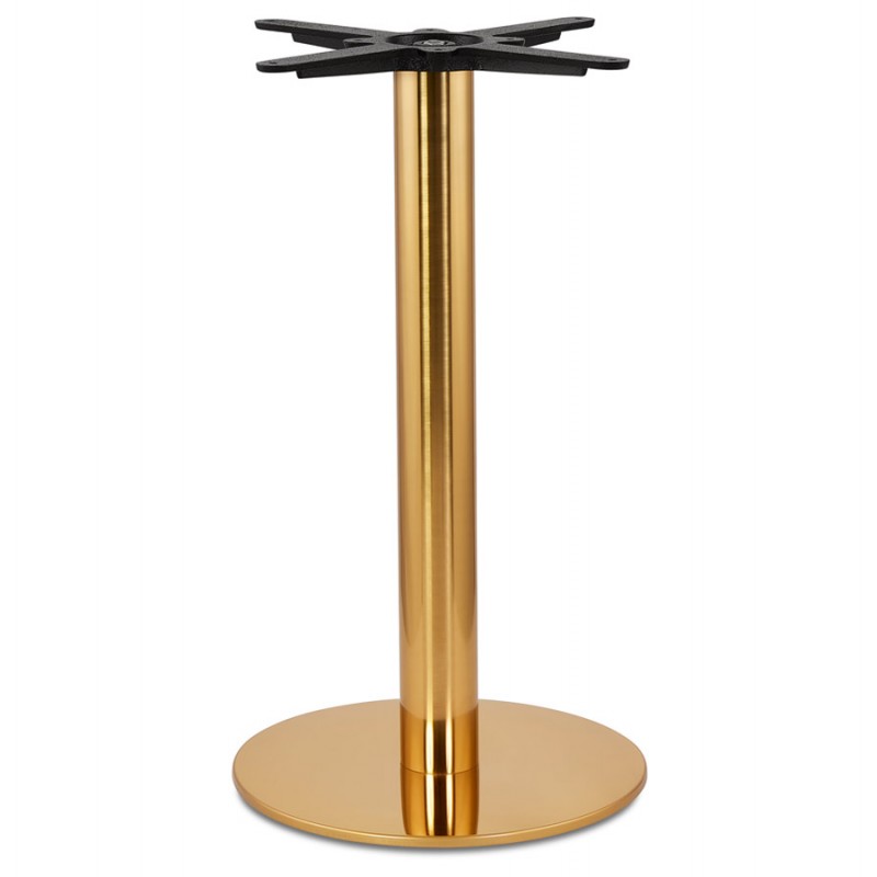 Table leg without brushed metal top MADDOX (45x45x73 cm) (gold) - image 59265