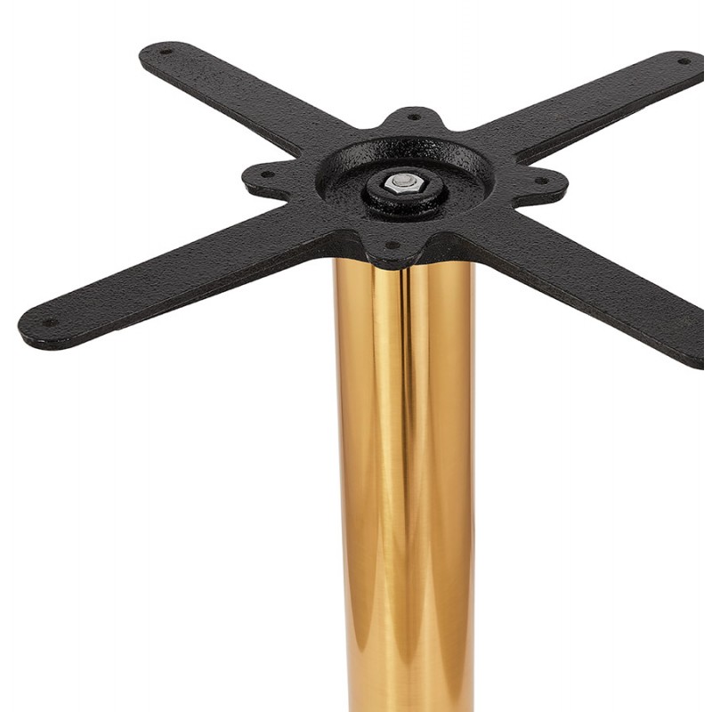 Table leg without brushed metal top MADDOX (45x45x73 cm) (gold) - image 59267