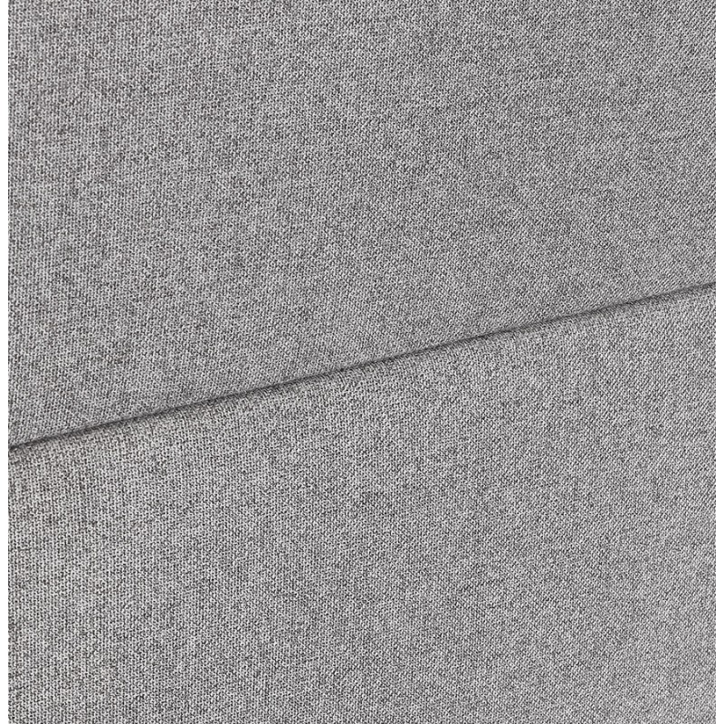 Canapé droit design tissu 2 places DIXON (gris clair) - image 59316