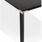 Bureau droit design en bois (200x100 cm) BOUNY (noir)