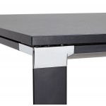 Scrivania tavolo da riunione dritto in legno design (200x100 cm) BOUNY (nero)