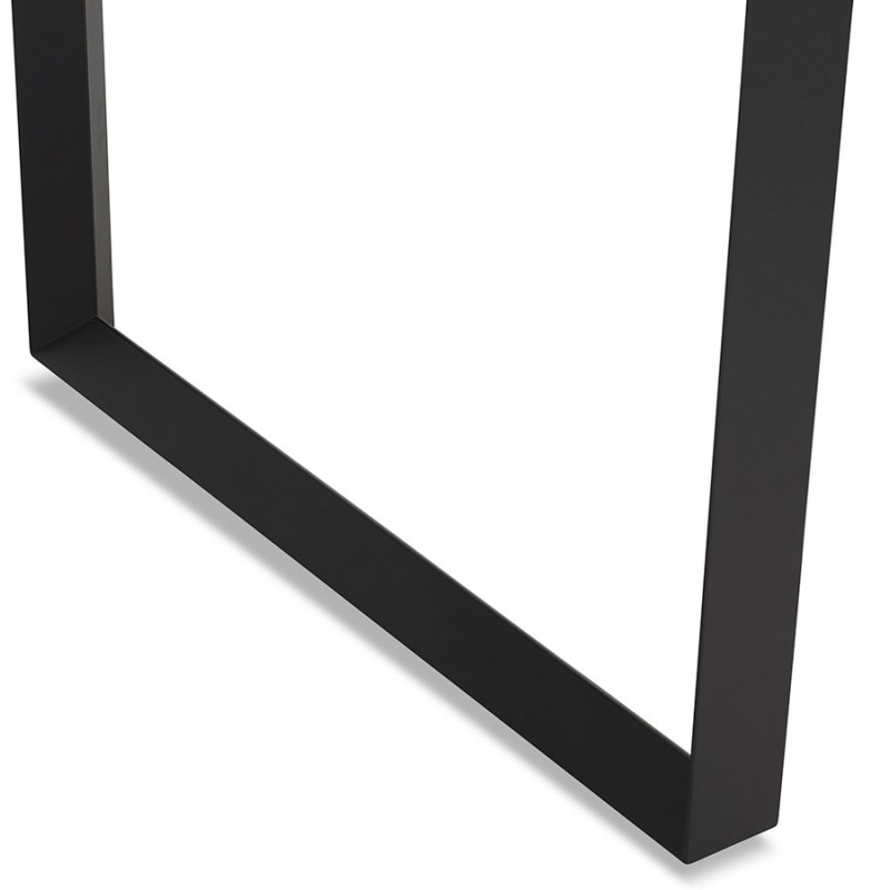 Design straight desk in wood black feet (90x180 cm) COBIE (natural finish) - image 59523