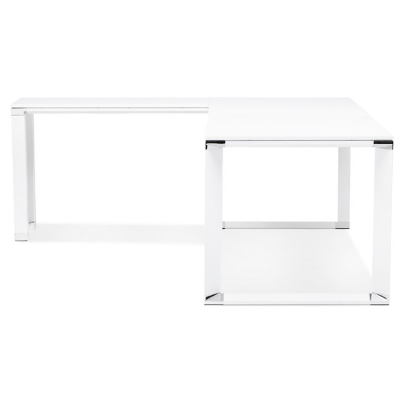 Design corner desk in wood (200x200 cm) CORPORATE (white finish) - image 59615